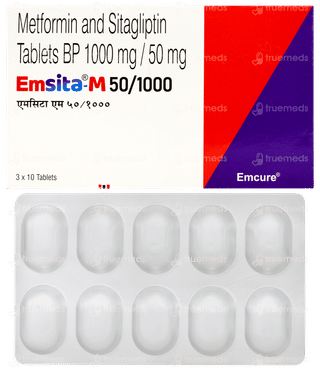 Emsita M 50/1000 Tablet 10