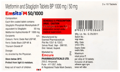 Emsita M 50/1000 Tablet 10