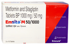Emsita M 50/1000 Tablet 10