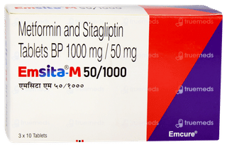 Emsita M 50/1000 Tablet 10