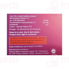 Fexoturn M 10/120 MG Tablet 10 Fexoturn M 10/120 MG Tablet 10