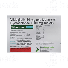 Vildaprime M 50/1000 Tablet 15 Vildaprime M 50/1000 Tablet 15