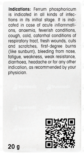 Dr Reckeweg Ferrum Phosphoricum 6x Biochemic Tablet 20gm