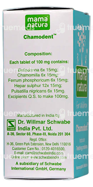 Dr Willmar Schwabe India Chamodent Tablet 10 GM