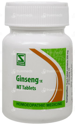 Dr Willmar Schwabe Ginseng 1X Mt Tablet 20Gm