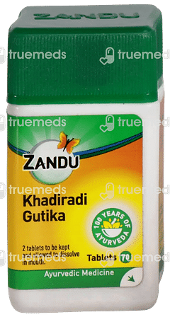 Zandu Khadiradi Gutika Tablet 70 Zandu Khadiradi Gutika Tablet 70