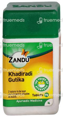 Zandu Khadiradi Gutika Tablet 70