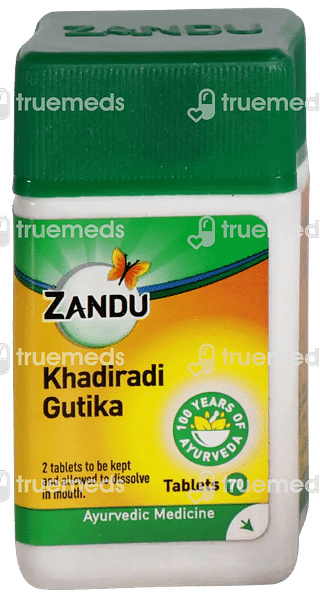 Zandu Khadiradi Gutika Tablet 70