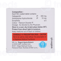 Myolin At 300/10 MG Tablet 10
