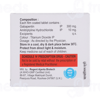Myolin At 300/10 MG Tablet 10