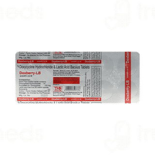 Doxberry Lb 100 Mg/50 M Tablet 10