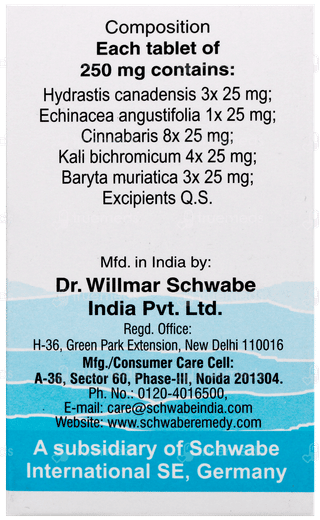Dr Willmar Schwabe Alpha Nc Tablet 20gm