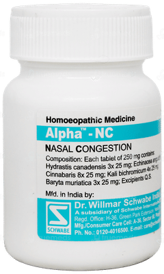 Dr Willmar Schwabe Alpha Nc Tablet 20gm