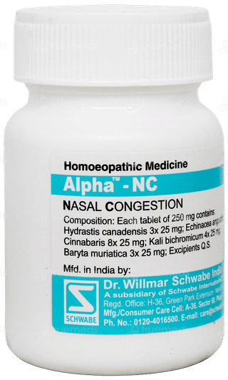Dr Willmar Schwabe Alpha Nc Tablet 20gm