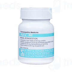 Dr Willmar Schwabe Alpha Nc Tablet 20gm
