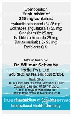 Dr Willmar Schwabe Alpha Nc Tablet 20gm