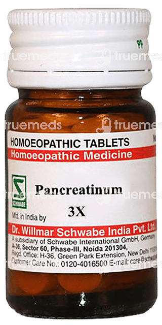 Dr Willmar Schwabe India Pancreatinum 3x Trituration Tablet 20 GM