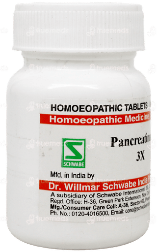 Dr Willmar Schwabe Pancreatinum 3X Tablet 20Gm