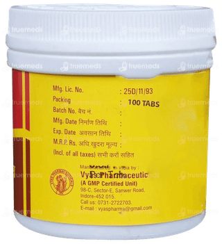 Vyas Manmath Ras Tablet 100