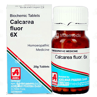 Adel Calcarea Fluor 6x Biochemic Tablet 20 GM