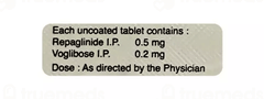 Voglitor R 0.5/0.2 Tablet 10 Voglitor R 0.5/0.2 Tablet 10
