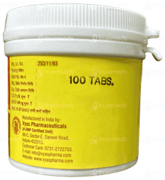 Vyas Chandraprabha Vati Spl No 1 Tablet 100