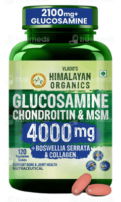 Himalayan Organics Glucosamine Chondroitin & Msm Vegetarian Tablet 120 Himalayan Organics Glucosamine Chondroitin & Msm Vegetarian Tablet 120