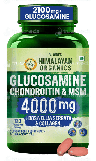 Himalayan Organics Glucosamine Chondroitin & Msm Vegetarian Tablet 120