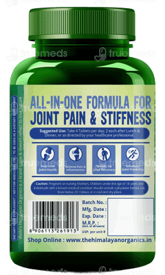 Himalayan Organics Glucosamine Chondroitin & Msm Vegetarian Tablet 120