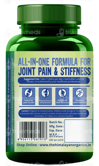 Himalayan Organics Glucosamine Chondroitin & Msm Vegetarian Tablet 120