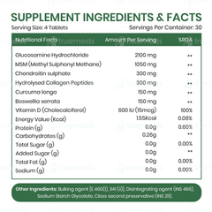 Himalayan Organics Glucosamine Chondroitin & Msm Vegetarian Tablet 120