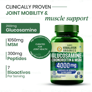 Himalayan Organics Glucosamine Chondroitin & Msm Vegetarian Tablet 120