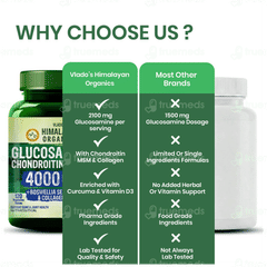 Himalayan Organics Glucosamine Chondroitin & Msm Vegetarian Tablet 120