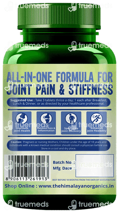 Himalayan Organics Glucosamine Chondroitin & Msm Vegetarian Tablet 120