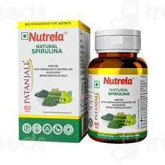 Patanjali Nutrela Natural Spirulina No Added Sugar Tablet 60