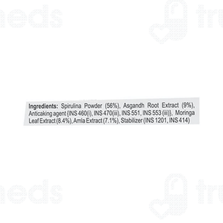 Patanjali Nutrela Natural Spirulina No Added Sugar Tablet 60