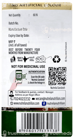 Patanjali Nutrela Natural Spirulina No Added Sugar Tablet 60