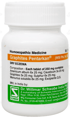 Dr Willmar Schwabe Graphites Pentarkan Ptk 50 Tablet 20Gm