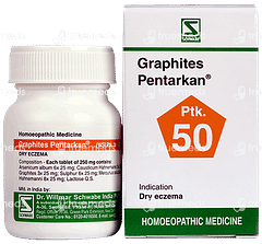 Dr Willmar Schwabe Graphites Pentarkan Ptk 50 Tablet 20gm Dr Willmar Schwabe Graphites Pentarkan Ptk 50 Tablet 20gm