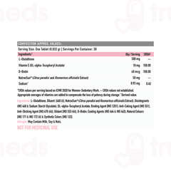 Truebasics Glutathione 500 MG Tablet 30
