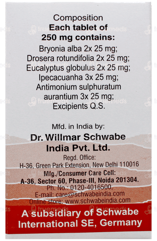 Dr Willmar Schwabe Alpha Cc Tablet 20Gm
