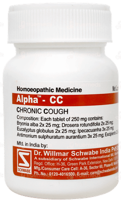 Dr Willmar Schwabe Alpha Cc Tablet 20Gm