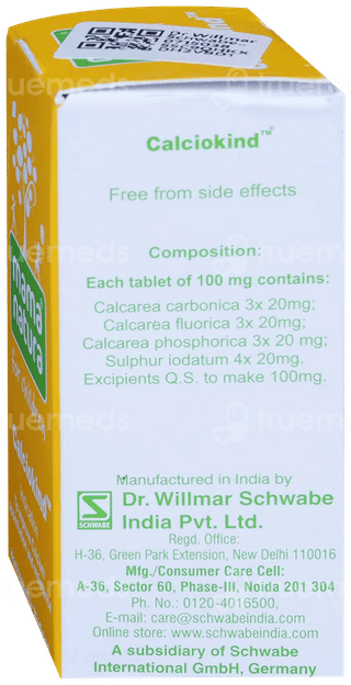 Dr Willmar Schwabe Mama Natura Calciokind Tablet 10Gm