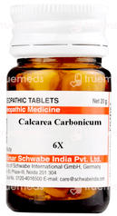 Dr Willmar Schwabe India Calcarea Carbonicum 6x Trituration Tablet 20 GM