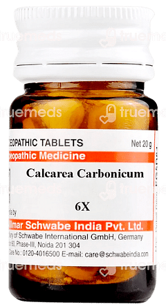 Dr Willmar Schwabe India Calcarea Carbonicum 6x Trituration Tablet 20 GM Dr Willmar Schwabe India Calcarea Carbonicum 6x Trituration Tablet 20 GM