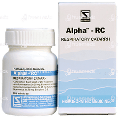 Dr Willmar Schwabe India Alpha Rc Respiratory Catarrh Tablet 20 GM