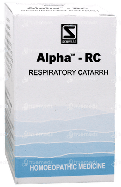 Dr Willmar Schwabe India Alpha Rc Respiratory Catarrh Tablet 20 GM