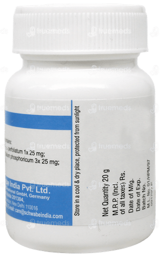 Dr Willmar Schwabe India Alpha Rc Respiratory Catarrh Tablet 20 GM