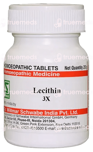 Dr Willmar Schwabe India Lecithin 3x Trituration Tablet 20 GM