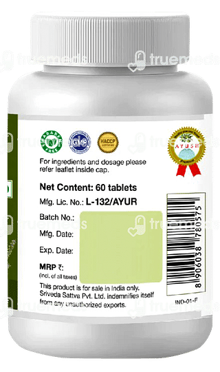 Sri Sri Tattva Tulasi 500 MG Tablet 60